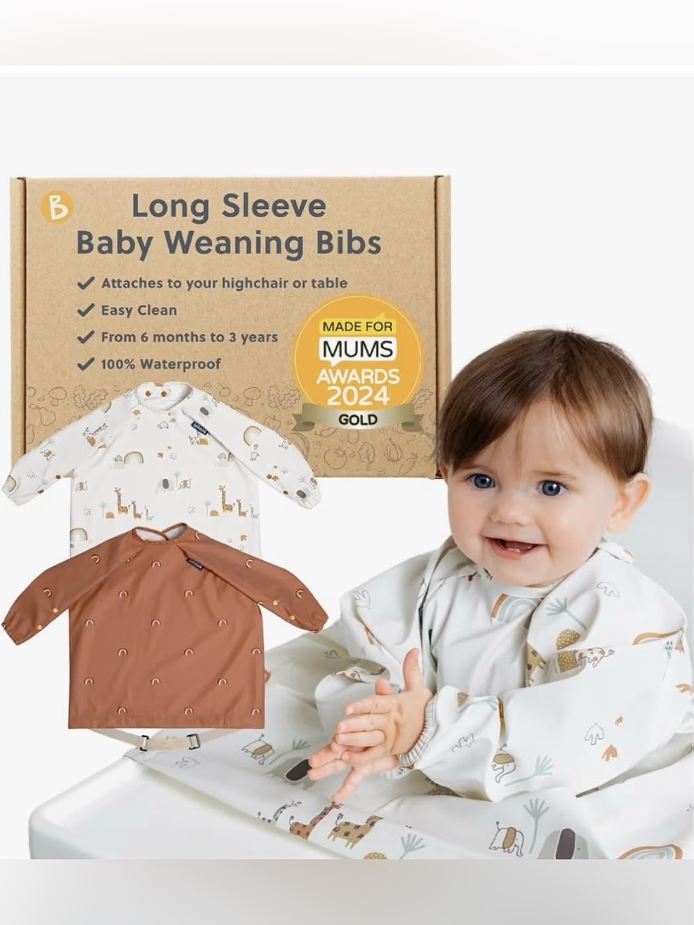 Bibado Baby Smock 2 Pack
